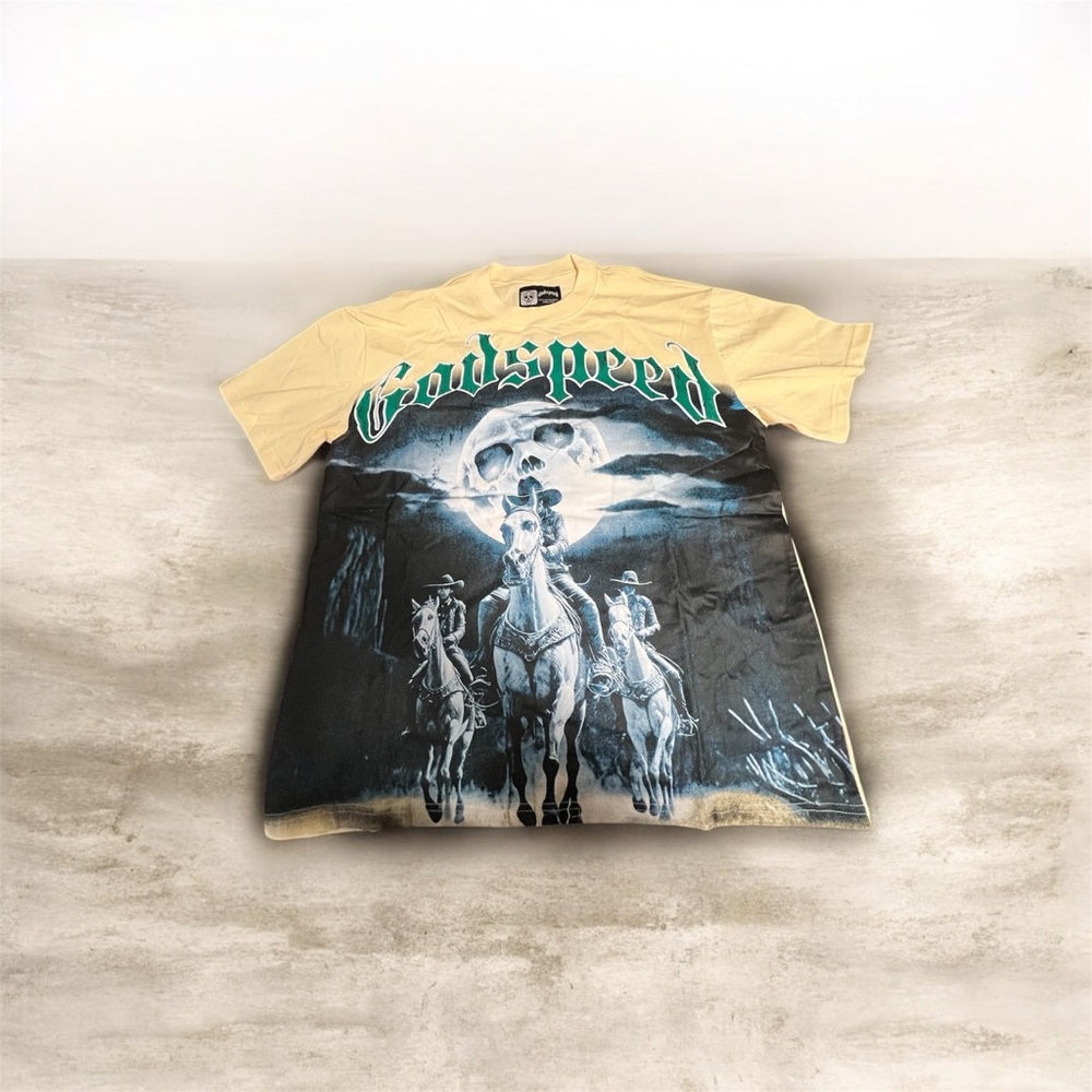 Godspeed Beige Graphic Tee - Short Sleeve